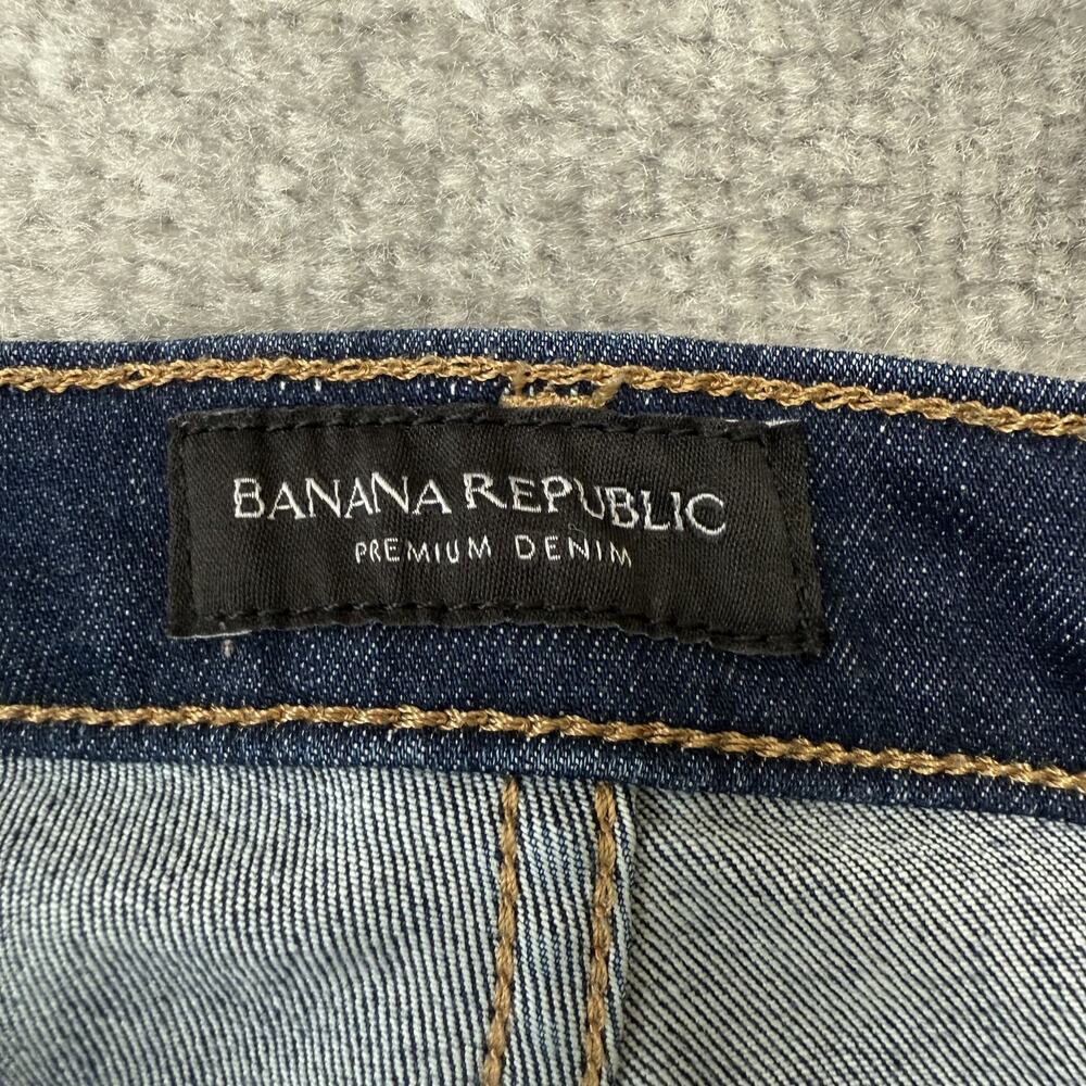 Banana Republic Jeans Womens 28 Blue High Rise Skinny Olivia Wash Premium Denim - Picture 4 of 13